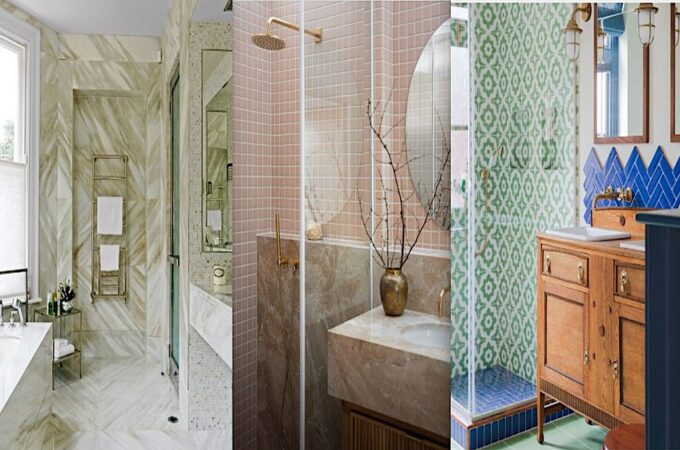 Mid-height bathroom tiling is ahead of full-height tiling! And with good reason!